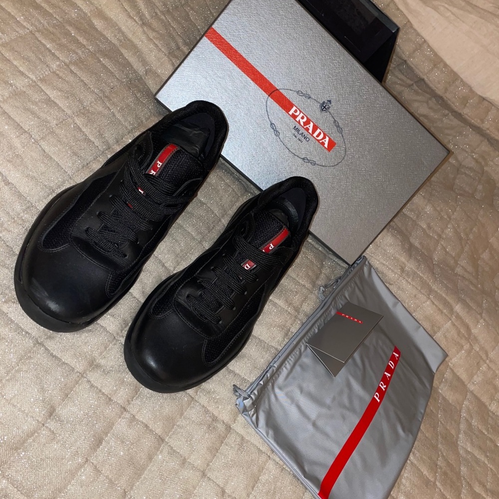 Prada Sneakers New America's Cup Bike Fabric